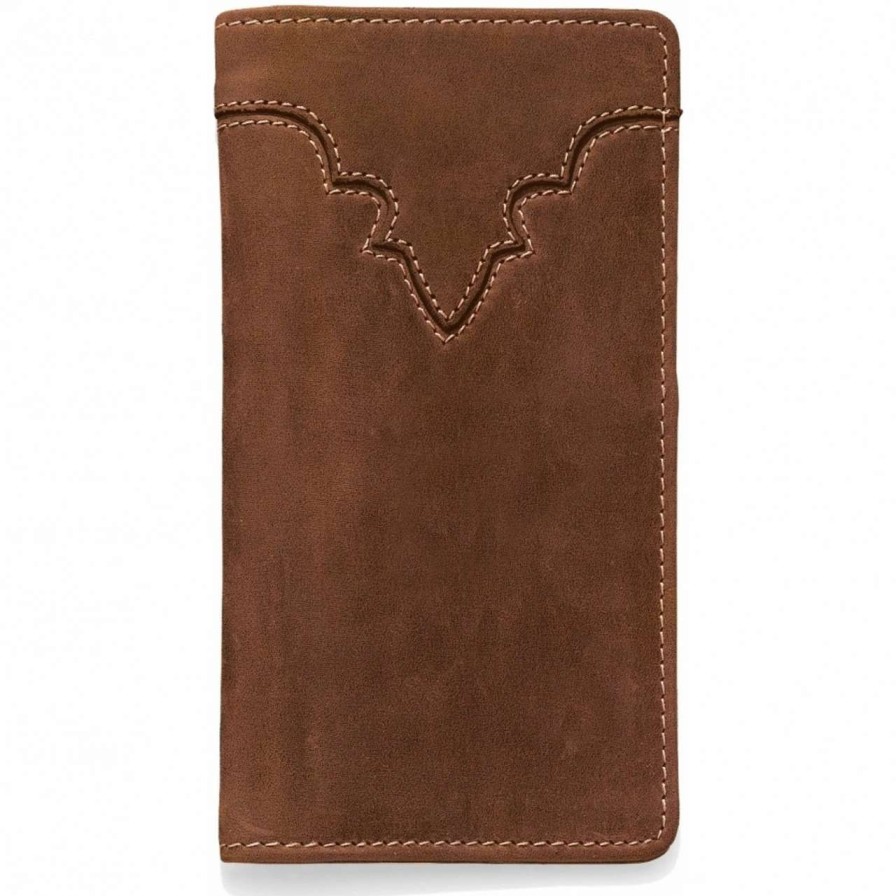 Leather Goods * | Brighton Collectibles Silver Creek Western Classic Checkbook Wallet 06209