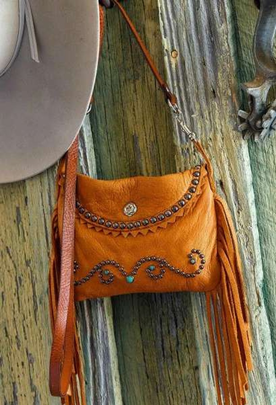 Leather Goods * | Hopi Scroll Bag Patricia Wolf Fdzs 0735