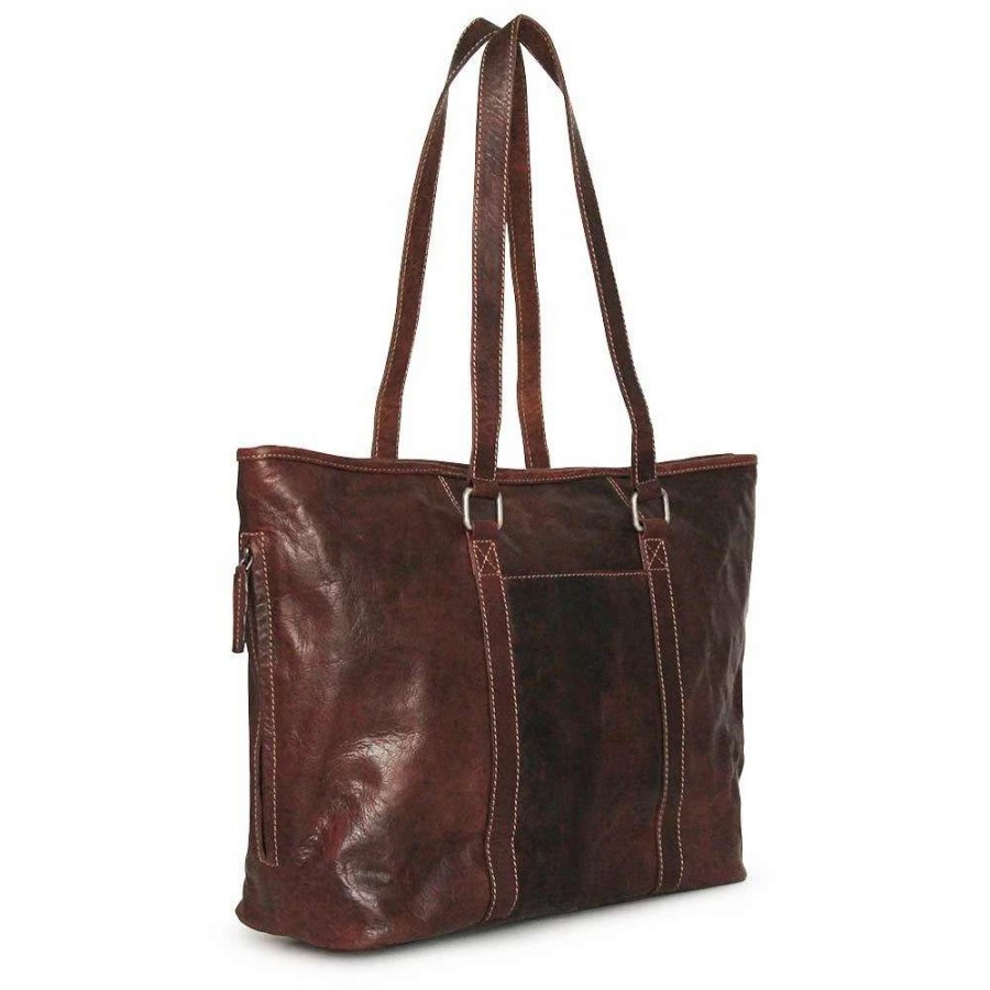 Leather Goods * | Jack Georges Voyager Shopper Tote 7803