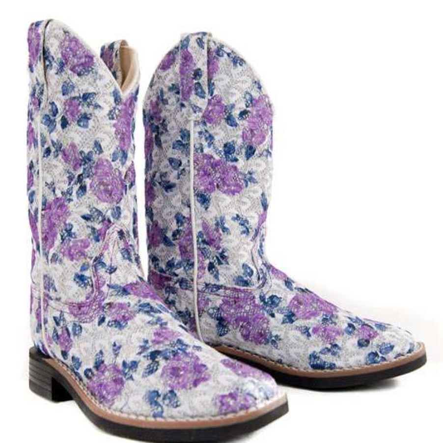 Boots * | Jama Old West Vb9151 Floral Youth