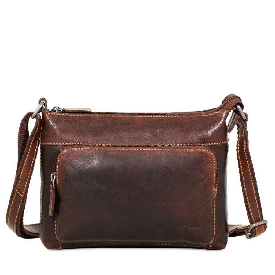 Leather Goods * | Jack Georges Voyager Mini City Crossbody 7810