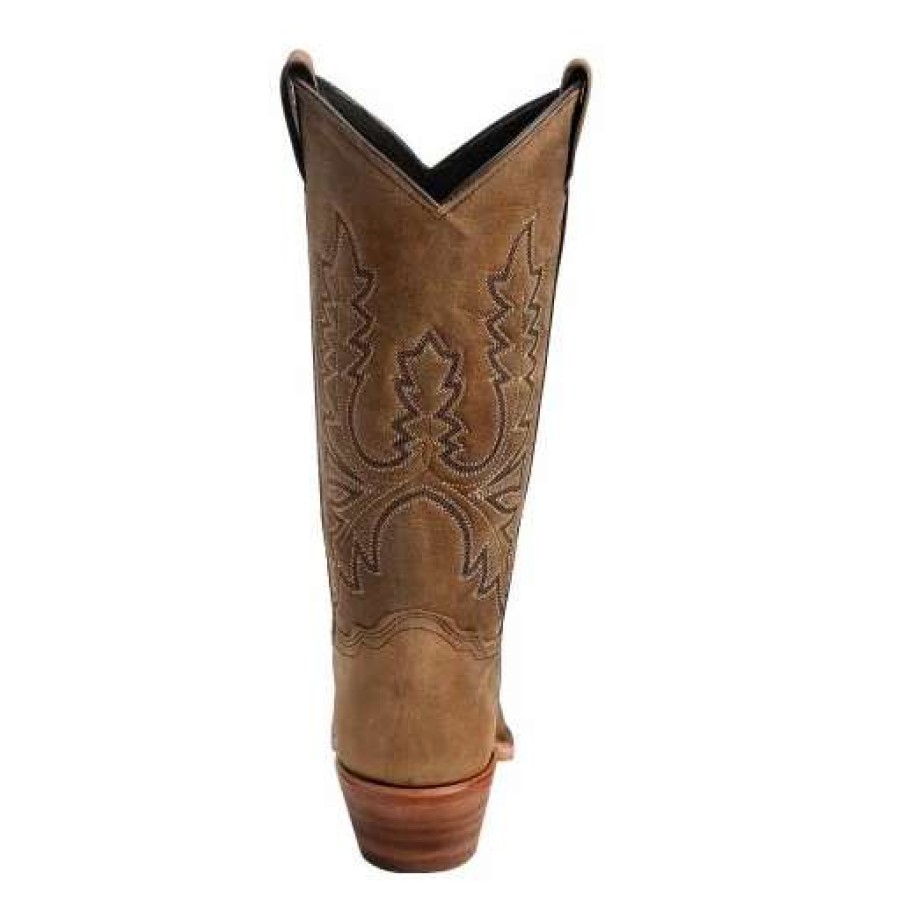 Boots * | Abilene Boot Company Abilene Women'S Oiled Cowhide Cowgirl Boot Square Toe 9011