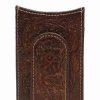 Leather Goods * | Ariat International Ariat A3528002 Floral Embossed Magnetic Money Clip