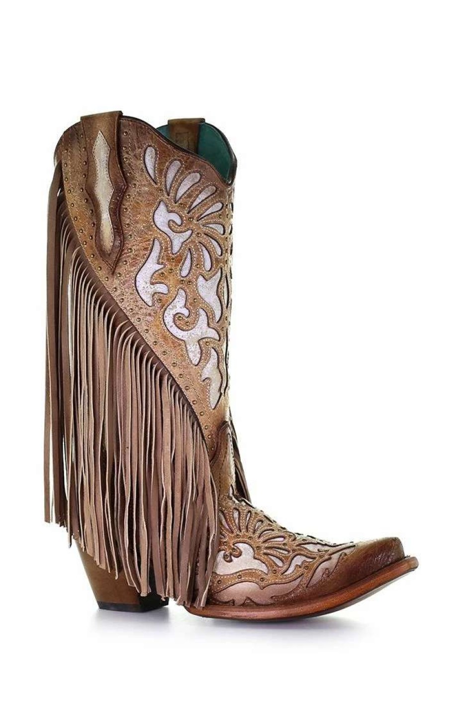 Boots * | Corral Boots Corral Fringe Lamb C3766