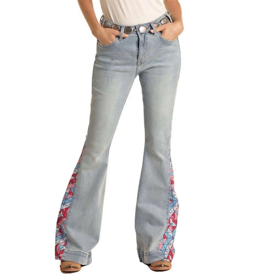 Jeans * | Hooey "Patch Print" High Rise Ladies Jeans