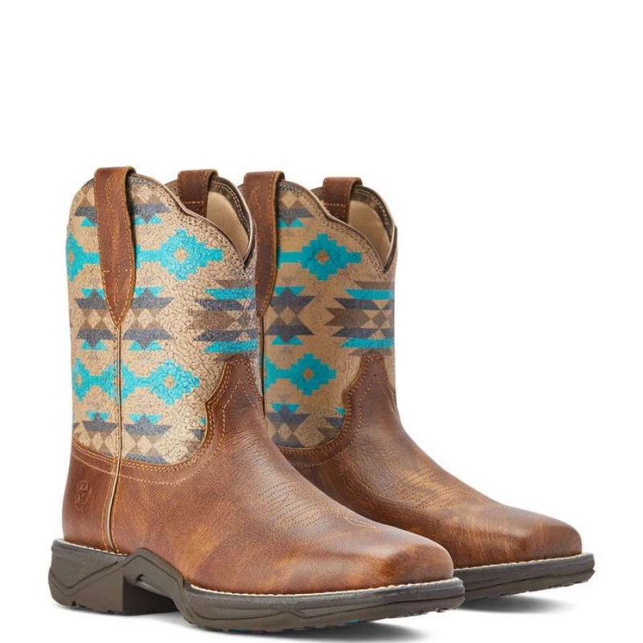 Boots * | Ariat International Ariat Anthem Shortie Savanna Western Boot 10042576