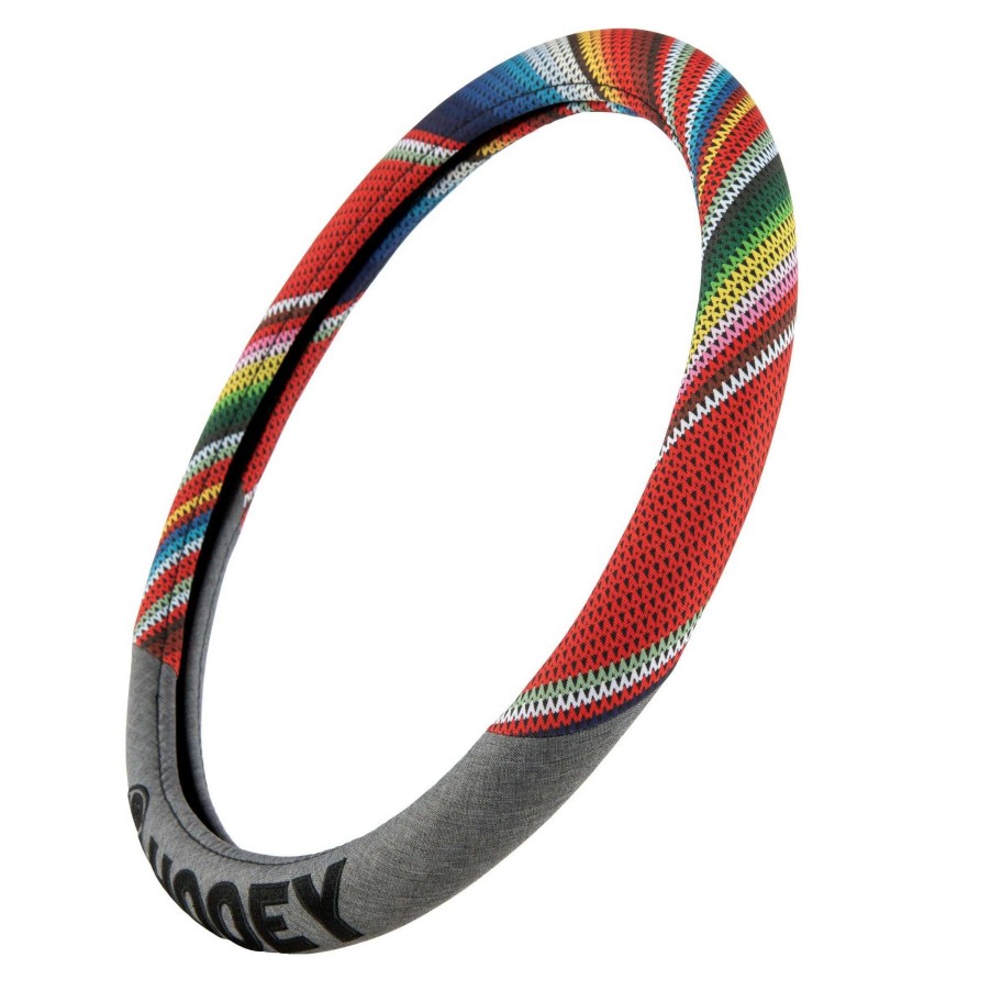 Gear * | Hooey Grey/Serape Steering Wheel Cover