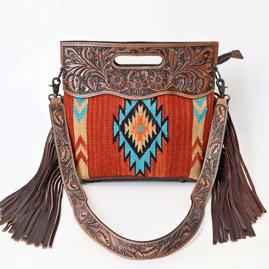 Leather Goods * | American Darling Saddle Blanket Purse Adbg610D2