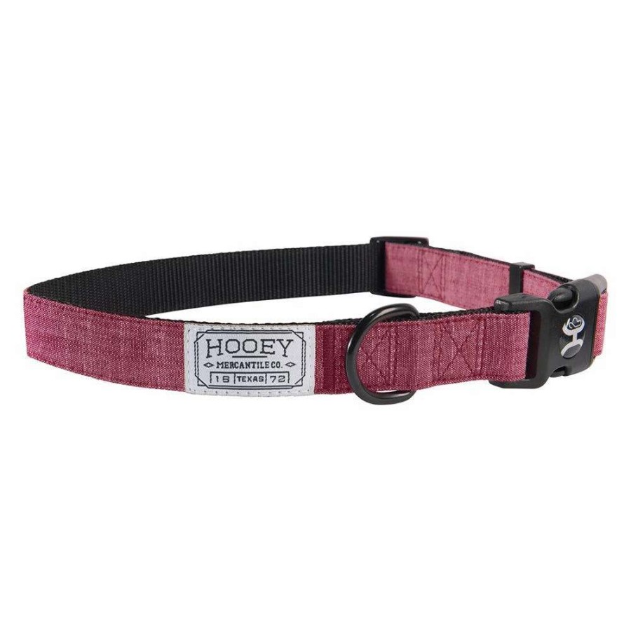 Gear * | Hooey Mercantile Collar Burgundy/Black