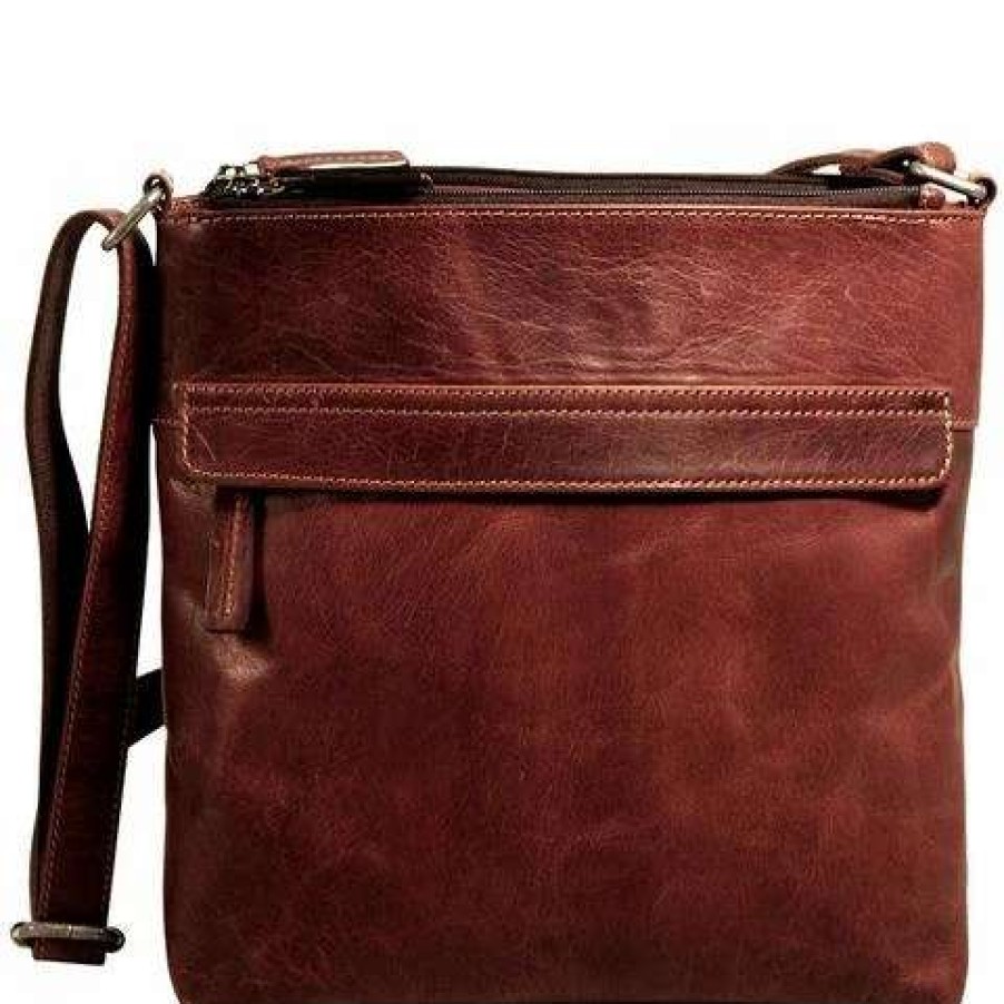 Leather Goods * | Jack Georges Voyager Double Zip Top 7832