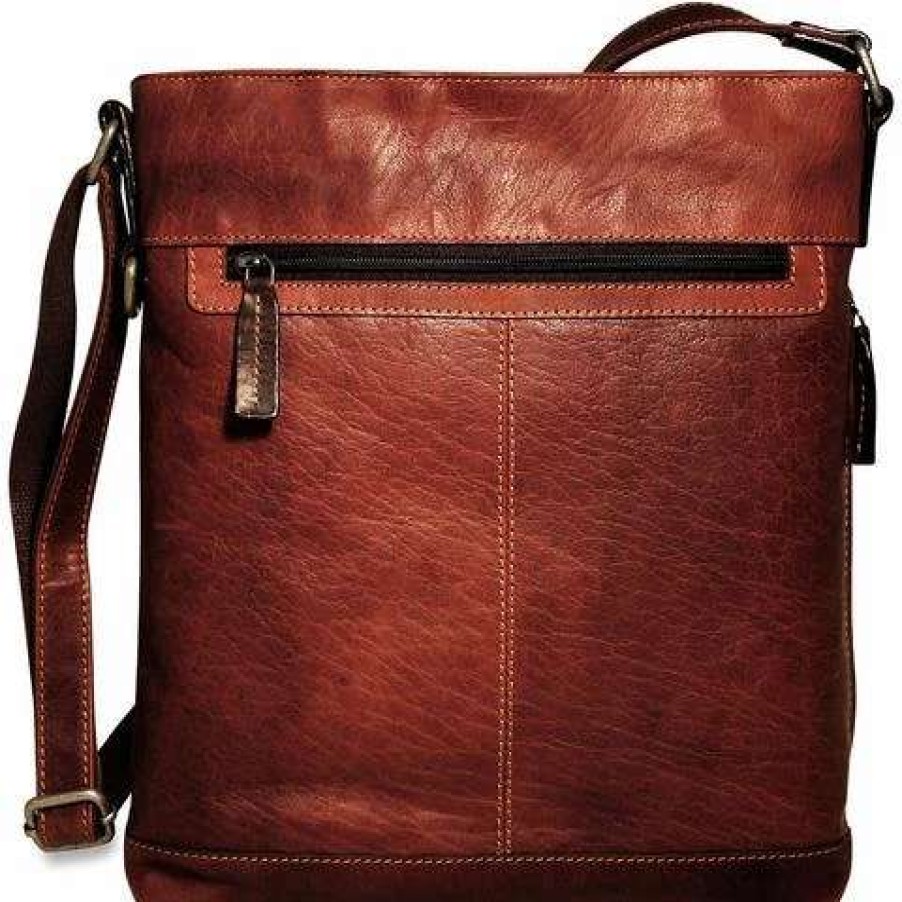 Leather Goods * | Jack Georges Voyager Small Messenger Bag Jack George 7312