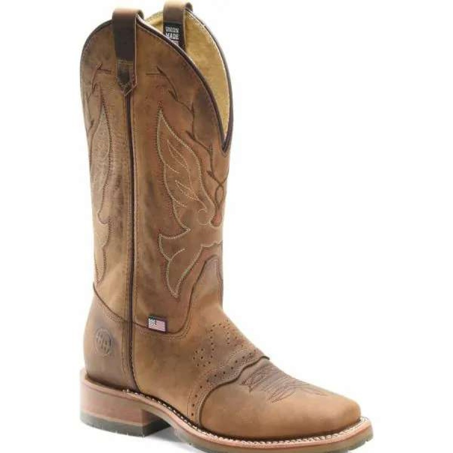 Boots * | Double-H Boots Women'S Charity 12 Domestic Wide Square Toe Work Western Dh5314