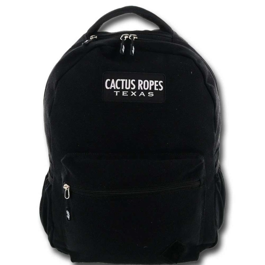 Gear * | Hooey Cactus Ropes Black Backpack