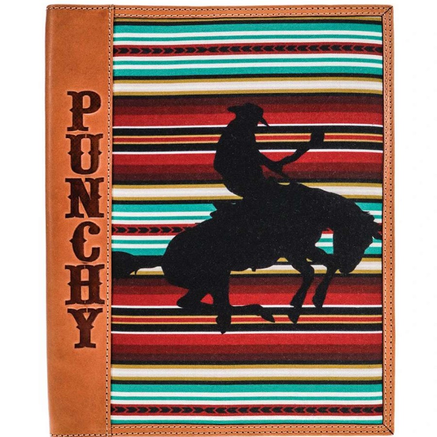 Gear * | Hooey "Punchy Serape" Leather Notebook Cover Multi Color Serape