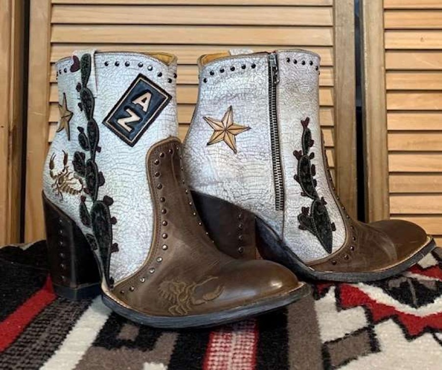 Boots * | Ladies Old Gringo Boots Galena Short Boot Route 66 Bl3264-2