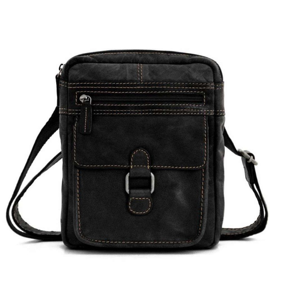 Leather Goods * | Jack Georges Slim Crossbody 7204 Jack George